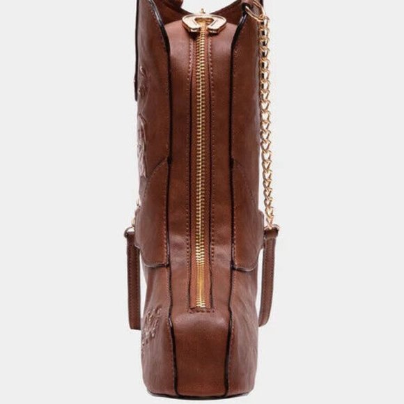 Betsey Johnson Kitsch Giddy Up Cowboy Crossbody Bag Boot New Sealed - Picture 8 of 10